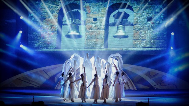 "Amanecer salteño", con coreografía del 'Chúcaro' y Norma Viola, es una de las obras emblemáticas del BFN. Formó parte de la función inaugural en el teatro Colón. (Foto: Mariano Longo)
