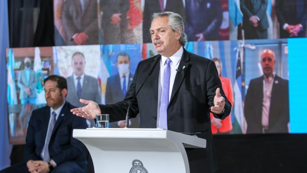 Alberto pidió terminar con el odio