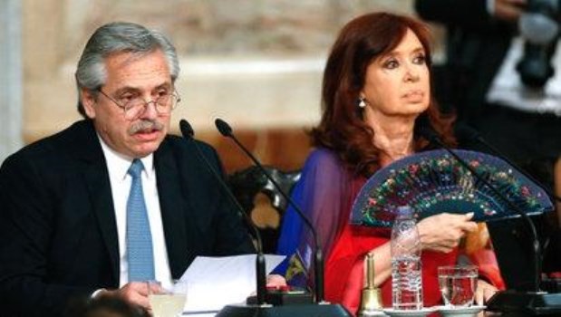 Cristina Kirchner y Alberto Fernández. ARCHIVO