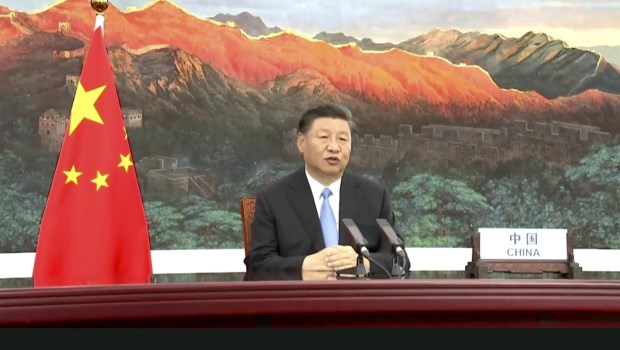 Xi Jinping buscó mostrarse muy amistoso con el multilateralismo.