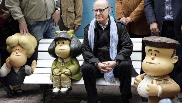 Murió Quino, el creador de Mafalda