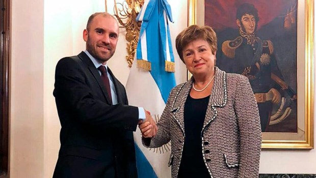 Guzmán y Georgieva en uno de sus encuentros a principios de año.