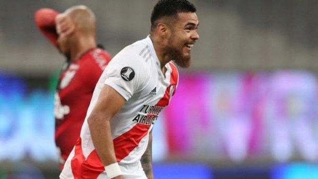 Paulo Díaz se dio el gusto de gritar un gol importante en River, justo cuando empezaba a ser criticado.