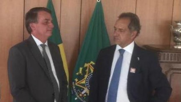 La reunión entre el mandatario y el diplomático se llevó a cabo en el Palacio de Planalto.