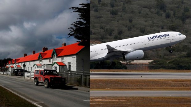 Lufthansa pidió autorización a la Argentina para volar a las Islas Malvinas desde Alemania