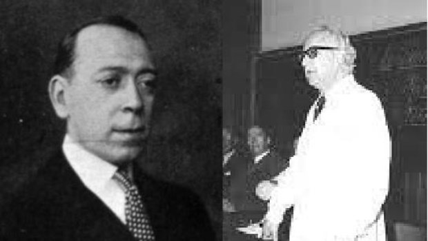 Carlos Alberto Pueyrredon y el doctor Osvaldo Fustinoni.