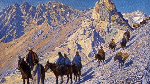 `El cruce de los Andes', de Fidel Reig Matons.