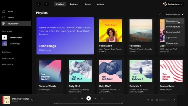 Spotify reactualiza su diseño con la mira puesta en sus suscriptores.