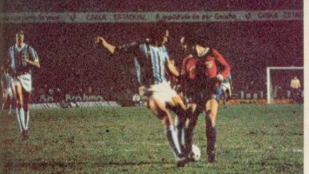 1983 Jorge Burruchaga, Enzo Trossero, Enrique Bochini - Copa Libertadores  de America