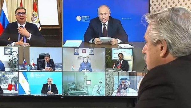 El Presidente anunció el inicio de la producción de la vacuna Sputnik V en la Argentina