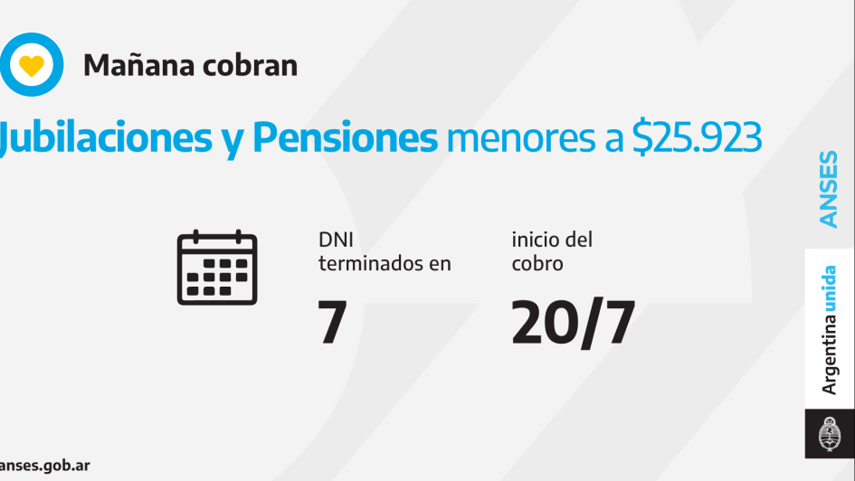 El calendario de pagos de la ANSES del martes 20 - Vimarsana News