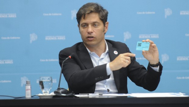 El gobernador de Buenos Aires, Axel Kicillof. ARCHIVO