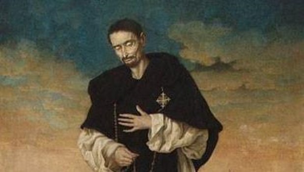 El pintor italiano Angel María Camponeschi pintó el retrato de fray José.