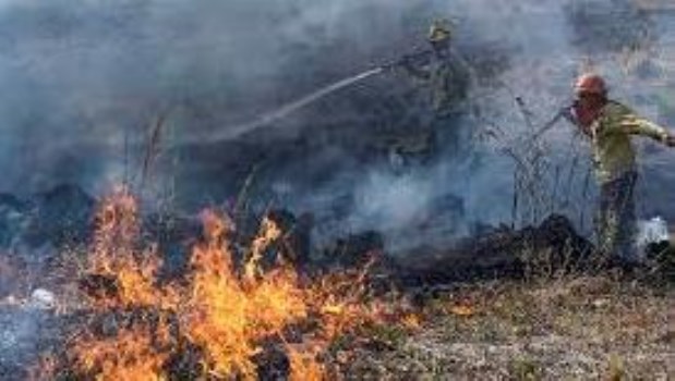 Persisten 12 focos de incendios en Corrientes, uno en Misiones y otro en Río Negro