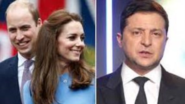 Agradecimiento de Zelensky a los duques de Cambridge por el mensaje de apoyo incondicional