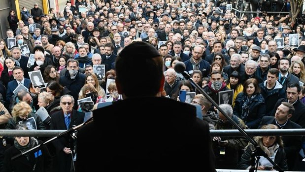 Amos Linetzky durante su discurso.@infoamia