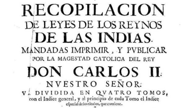 Actualidad del Derecho Indiano