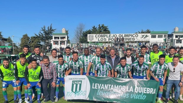 Festeja San Miguel: el club llegó al centenario y levantó la quiebra -  Deportes