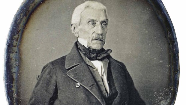 La única fotografía tomada al general José de San Martín. (París, 1848).