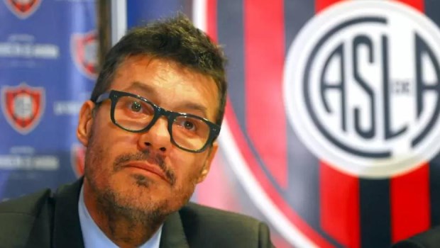 Marcelo Tinelli renunció a la presidencia del Ciclón el 30 de mayo último.