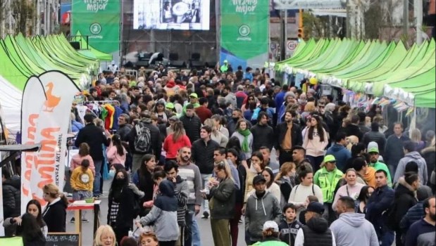 La imagen pertenece a la fiesta Orgullo Piñeiro, en Avellaneda. Gentileza