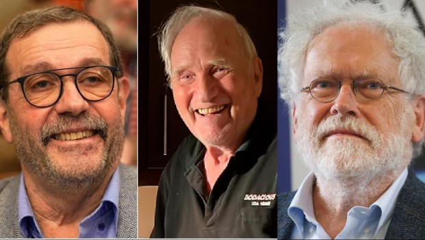 Alain Aspect, John F. Clauser y Anton Zeilinger.