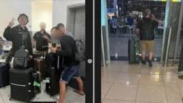 Tomás Massa subió a su cuenta de Instagram dos historias en el Aeropuerto Internacional de Abu Dhabi. ARCHIVO