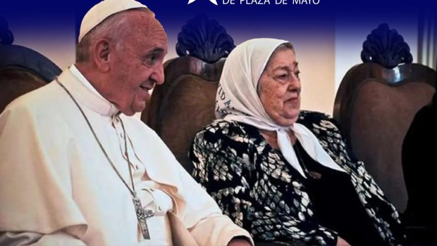 El papa Francisco envió una carta por la muerte de Bonafini