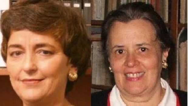 Lucía Solis Tolosa y Sara Shaw de Critto.