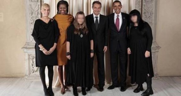 Causan revuelo fotos de las hijas de Zapatero