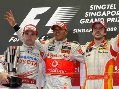 Hamilton se impone de punta a punta en el GP de Singapur