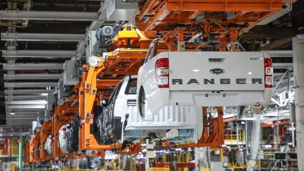 La planta de Ford en Pacheco ensaya la fabricación de la nueva Ranger