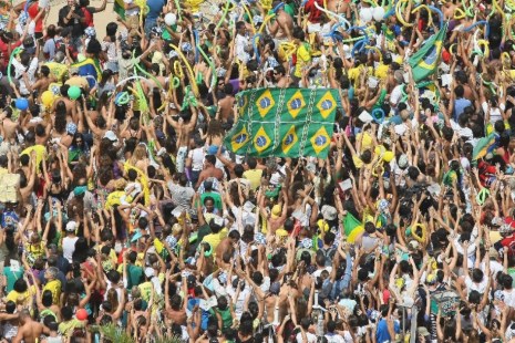 Júbilo y desenfreno en Copacabana