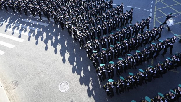 Tropas especiales marcharon ayer en Moscú, acaso el aniversario más triste de la Guerra Patriótica para Vladimir Putin.