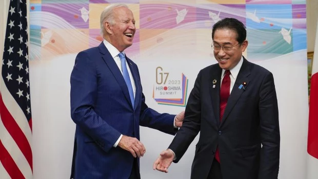 Biden llega a Japón para una reunión del G7 centrada en la rivalidad con Rusia y China