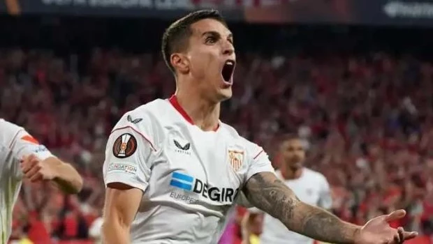 Con gol de Erik Lamela, Sevilla eliminó a la Juventus de Di María