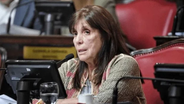 Presidenta del bloque de senadores bonaerense del Frente de Todos, Teresa García.