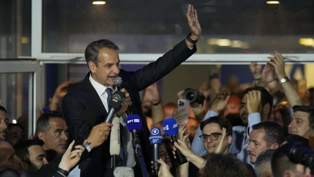 Kyriakos Mitsotakis, líder del partido conservador de Grecia.