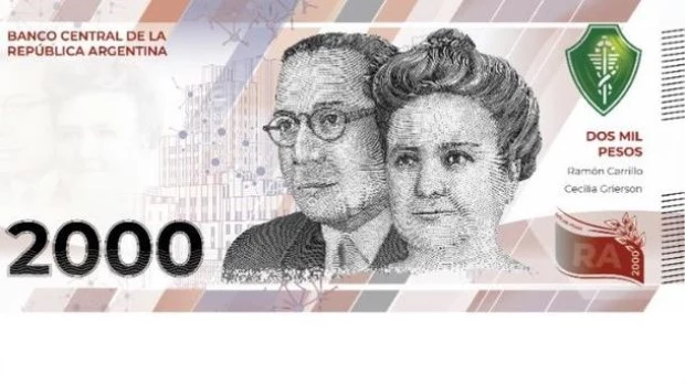 El BCRA puso en circulación el billete de $ 2.000