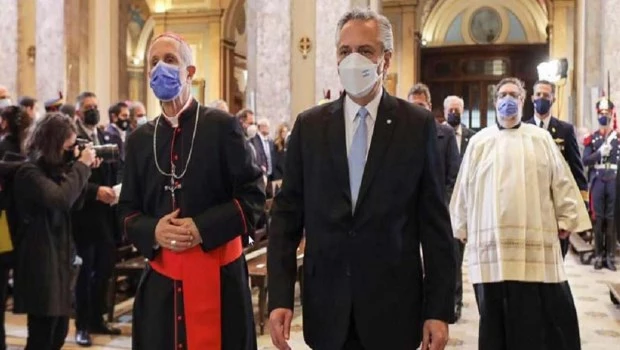 El último Tedeum de Alberto Fernández y del cardenal Mario Poli
