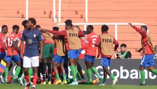Gambia se llevó un histórico triunfo ante Francia y es líder de su grupo