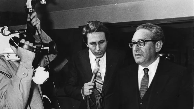Kasanzew en Nueva York durante el diálogo con Kissinger hace 43 años.