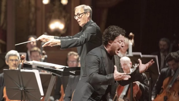 Grigolo y Pidó en plena faena, en el apertura del ciclo ‘Grandes intérpretes’.