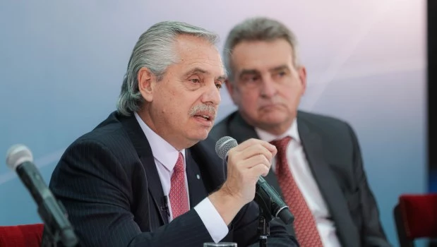 Alberto Fernández en tono de despedida.