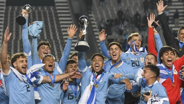 Uruguay festejó en La Plata su primer título en el Mundial Sub 20