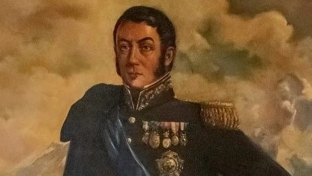 San Martín. Óleo sobre tela de José Rosso.