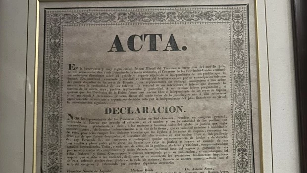 La declaración de la Independencia