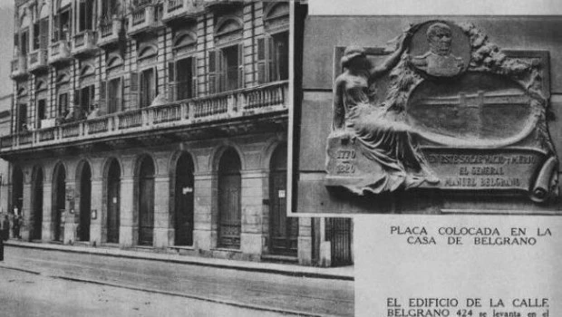 En 1920 se colocó una placa en el lugar.