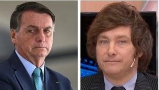 Bolsonaro le deseó "suerte" a Milei para las PASO y aseguró que tienen ...