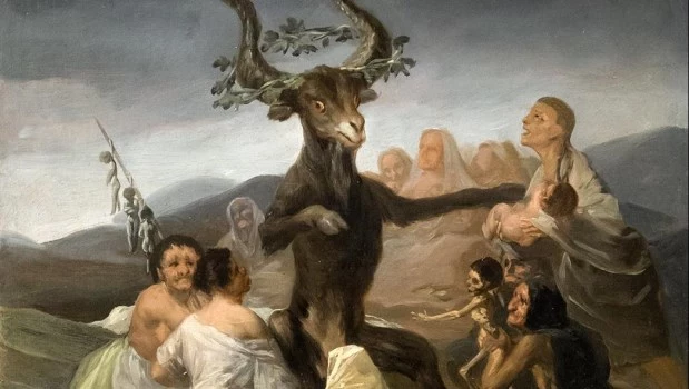 “El aquellarre”, de Francisco de Goya, una de las imágenes que inspiraron las conversaciones de Lanese y Pinto.